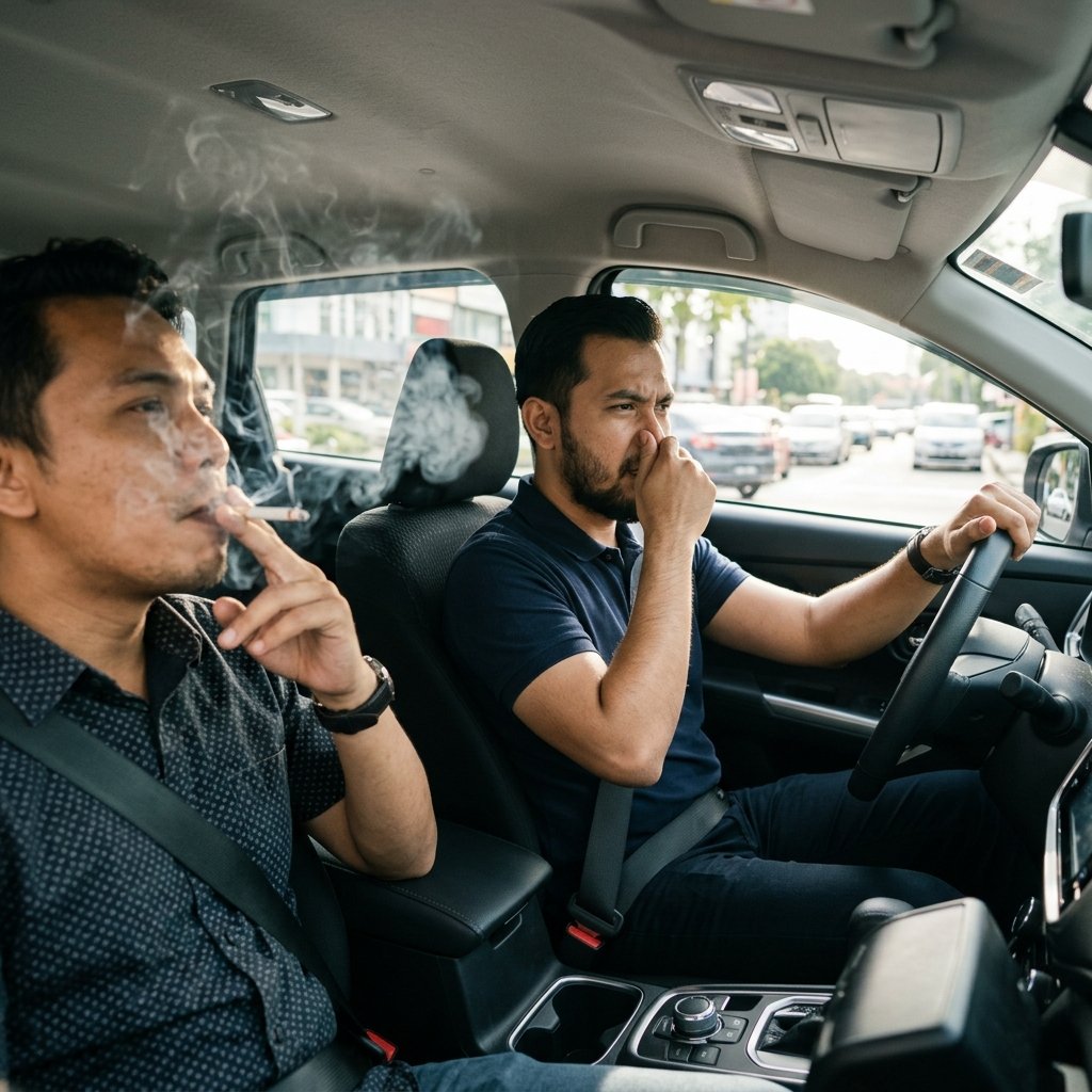 Bau rokok kereta